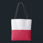 Bolso De Tela Bandera de Polonia<br><div class="desc">Bandera patriótica de Polonia.</div>
