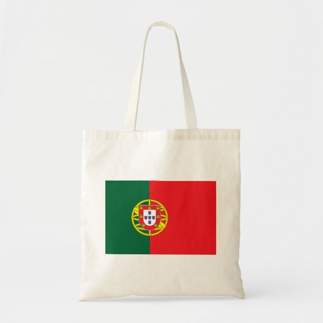 Bolso De Tela Bandera de Portugal (Frente)
