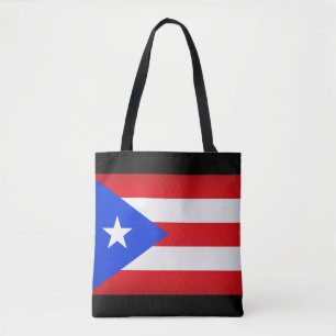 Bolso De Tela Bandera de Puerto Rico