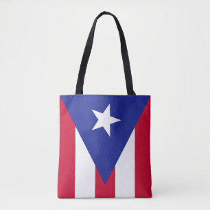 Bolso De Tela Bandera de Puerto Rico