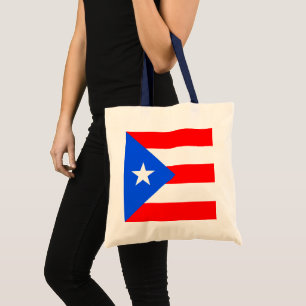 Bolso De Tela Bandera de Puerto Rico