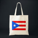 Bolso De Tela Bandera de Puerto Rico<br><div class="desc">Bandera de Puerto Rico Los productos baratos impresos con la bandera pueden ser usados como mejores regalos para familia o amigos.</div>