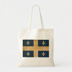 Bolso De Tela Bandera de Quebec