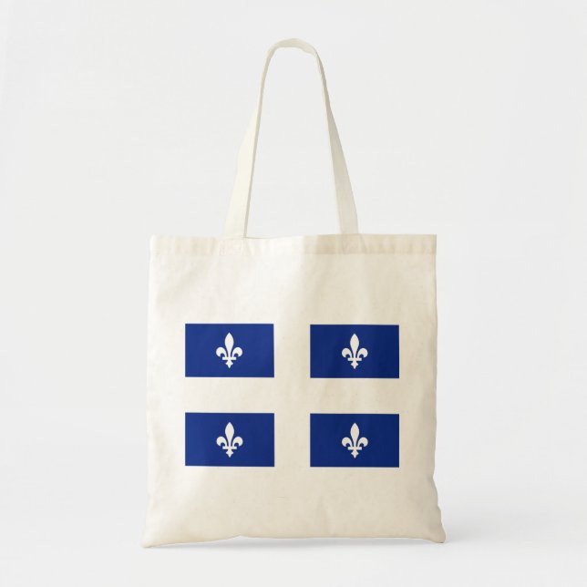 Bolso De Tela Bandera de Quebec (Frente)