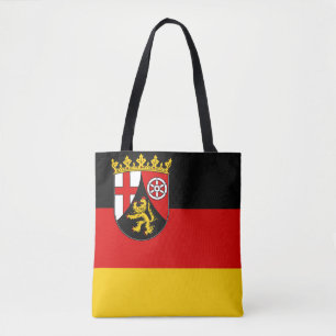Bolso De Tela Bandera de Renania-Palatinado Tote Bag