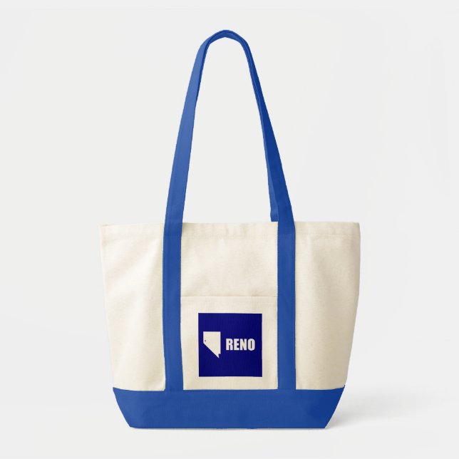 Bolso De Tela Bandera de Reno, Nevada Tote Bag (Frente)