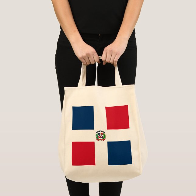 Bolso De Tela Bandera de República Dominicana (Anverso (producto))
