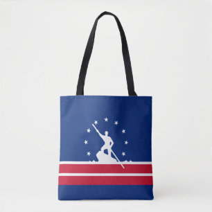 Bolso De Tela Bandera de Richmond, Virginia Tote Bag