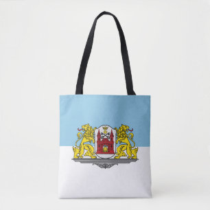 Bolso De Tela Bandera de Riga, Letonia Tote Bag