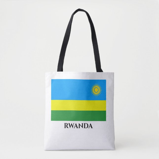 Bolso De Tela Bandera de Ruanda (Anverso)