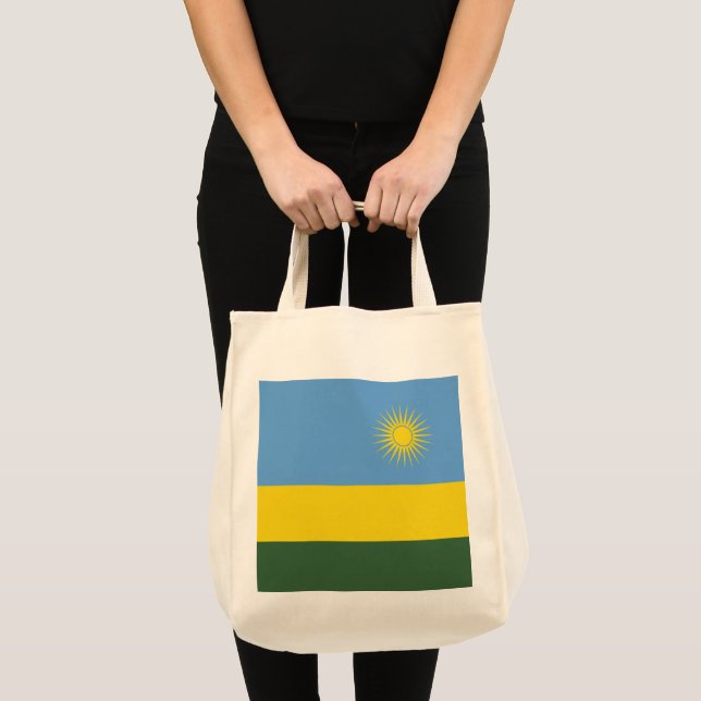 Bolso De Tela Bandera de Ruanda (Anverso (producto))