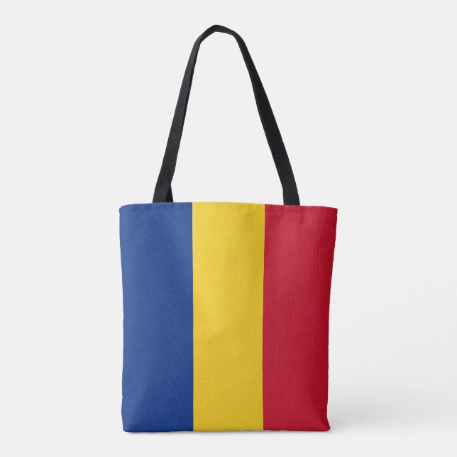Bolso De Tela Bandera de Rumania (Reverso)