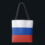 Bolso De Tela Bandera de Rusia<br><div class="desc">Bandera patriótica de Rusia.</div>