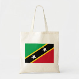 Bolso De Tela Bandera de Saint Kitts y Nevis (Caribe)