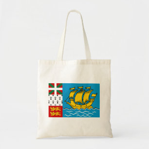 Bolso De Tela Bandera de Saint Pierre y Miquelon