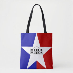 Bolso De Tela Bandera de San Antonio, Texas Tote Bag