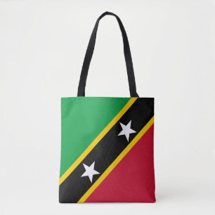 Bolso De Tela Bandera de San Cristóbal y Nieves