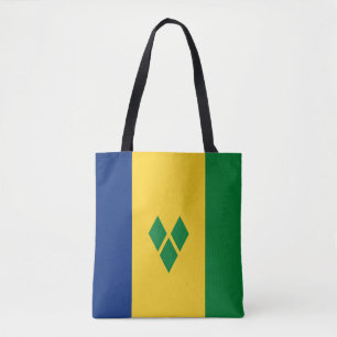 Bolso De Tela Bandera de San Vicente