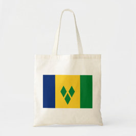 Bolso De Tela Bandera de San Vicente y las Granadinas