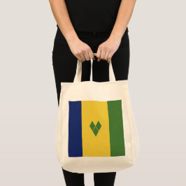 Bolso De Tela Bandera de San Vicente y las Granadinas