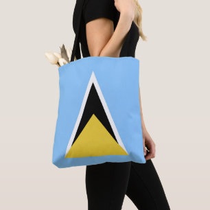 Bolso De Tela Bandera de Santa Lucía