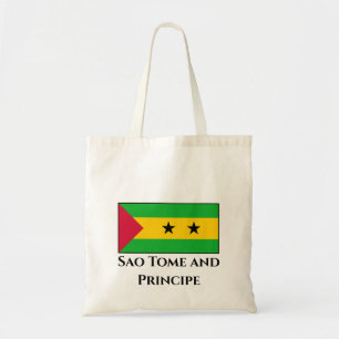 Bolso De Tela Bandera de Santo Tomé y Príncipe