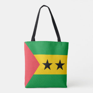 Bolso De Tela Bandera de Santo Tomé y Príncipe