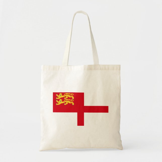 Bolso De Tela Bandera de Sark (Frente)