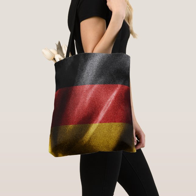Bolso De Tela Bandera de seda de Alemania (Detalle)