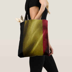 Bolso De Tela Bandera de seda de Bélgica