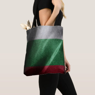 Bolso De Tela Bandera de seda de Bulgaria