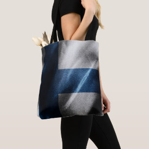 Bolso De Tela Bandera de seda de Finlandia