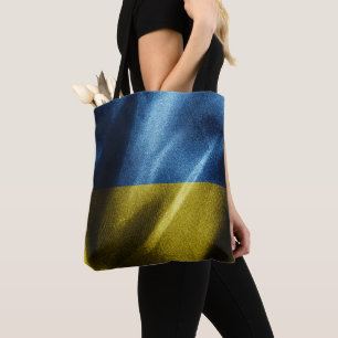 Bolso De Tela Bandera de seda de Ucrania