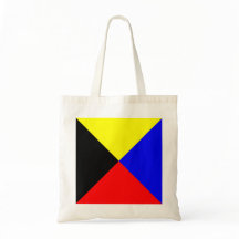 Bandera de señal marítima Zulu ICS