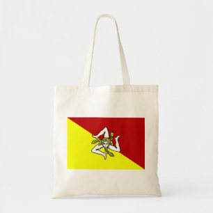 Bolso De Tela Bandera de Sicilia
