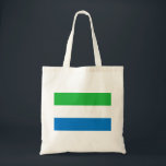 Bolso De Tela Bandera de Sierra Leona<br><div class="desc">Bandera patriótica de Sierra Leona.</div>