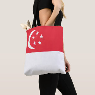 Bolso De Tela Bandera de Singapur