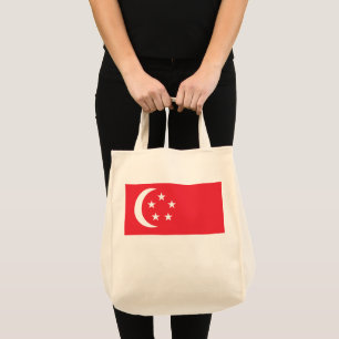 Bolso De Tela Bandera de Singapur