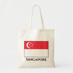 Bolso De Tela Bandera de Singapur