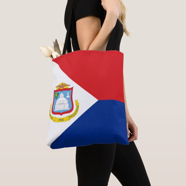 Bolso De Tela Bandera de Sint Maarten (Detalle)