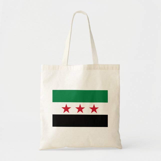 Bolso De Tela Bandera de Siria (Frente)