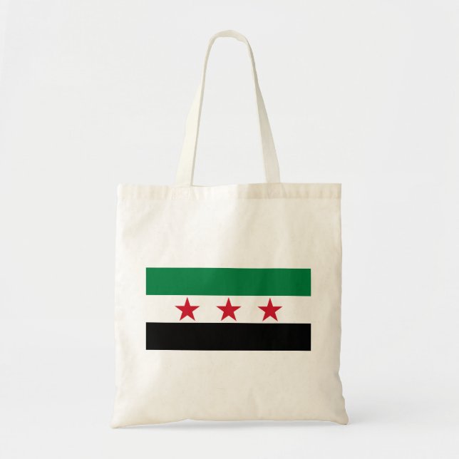 Bolso De Tela Bandera de Siria (Frente)