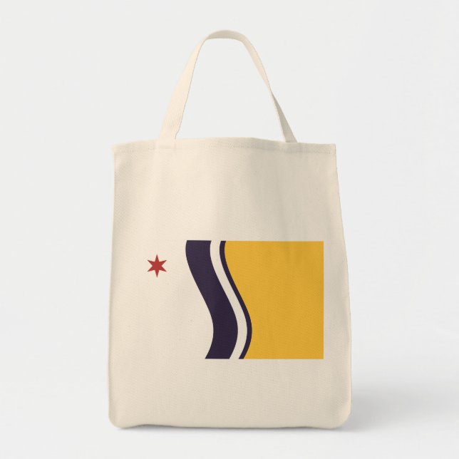 Bolso De Tela Bandera de South Bend, Indiana (Frente)