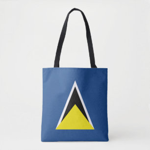 Bolso De Tela Bandera de St Lucia