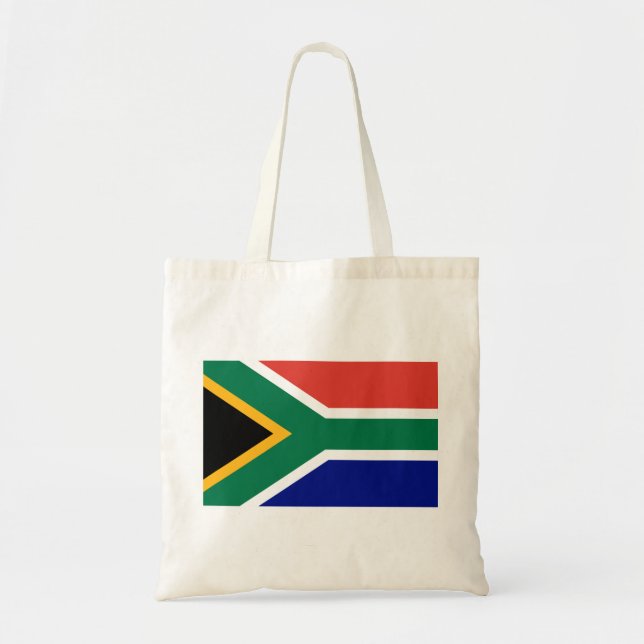 Bolso De Tela Bandera de Sudáfrica (Frente)