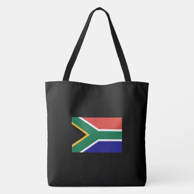 Bolso De Tela Bandera de Sudáfrica (Reverso)