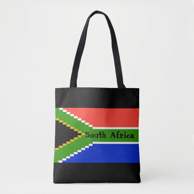 Bolso De Tela Bandera de Sudáfrica (Anverso)