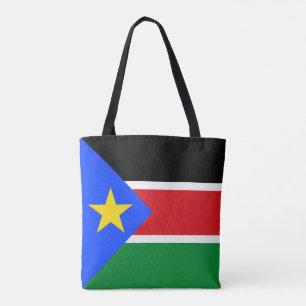 Bolso De Tela Bandera de Sudán del Sur