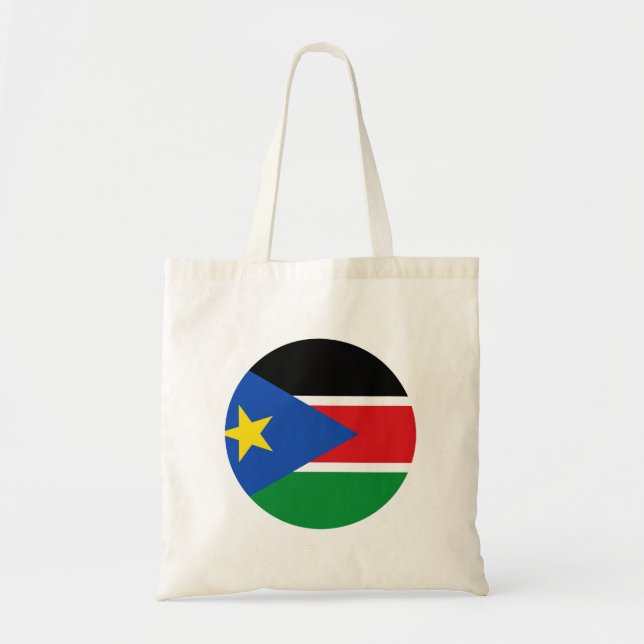 Bolso De Tela Bandera de Sudán del Sur (Frente)