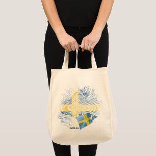 Bolso De Tela bandera de Suecia